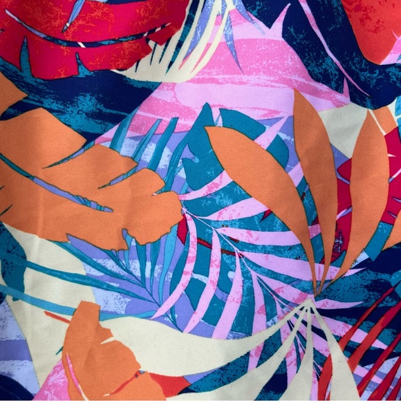 •Old Navy• Colorful Leafy Swim Trunks - Size Large - Picture 8 of 9